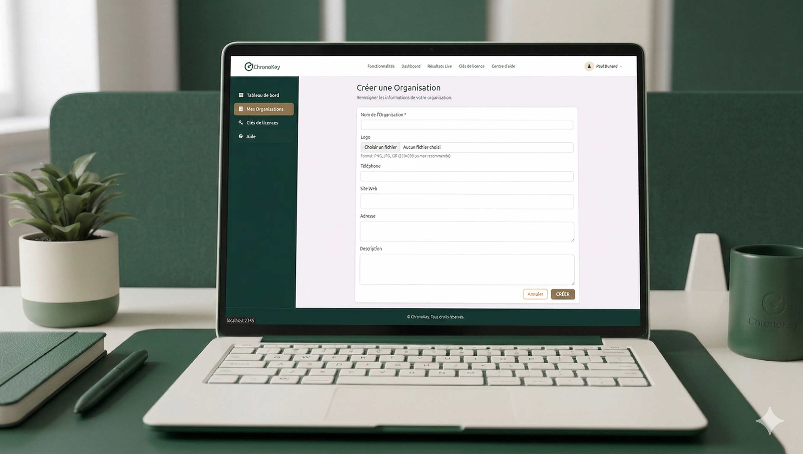 Créer ou rejoindre une organisation