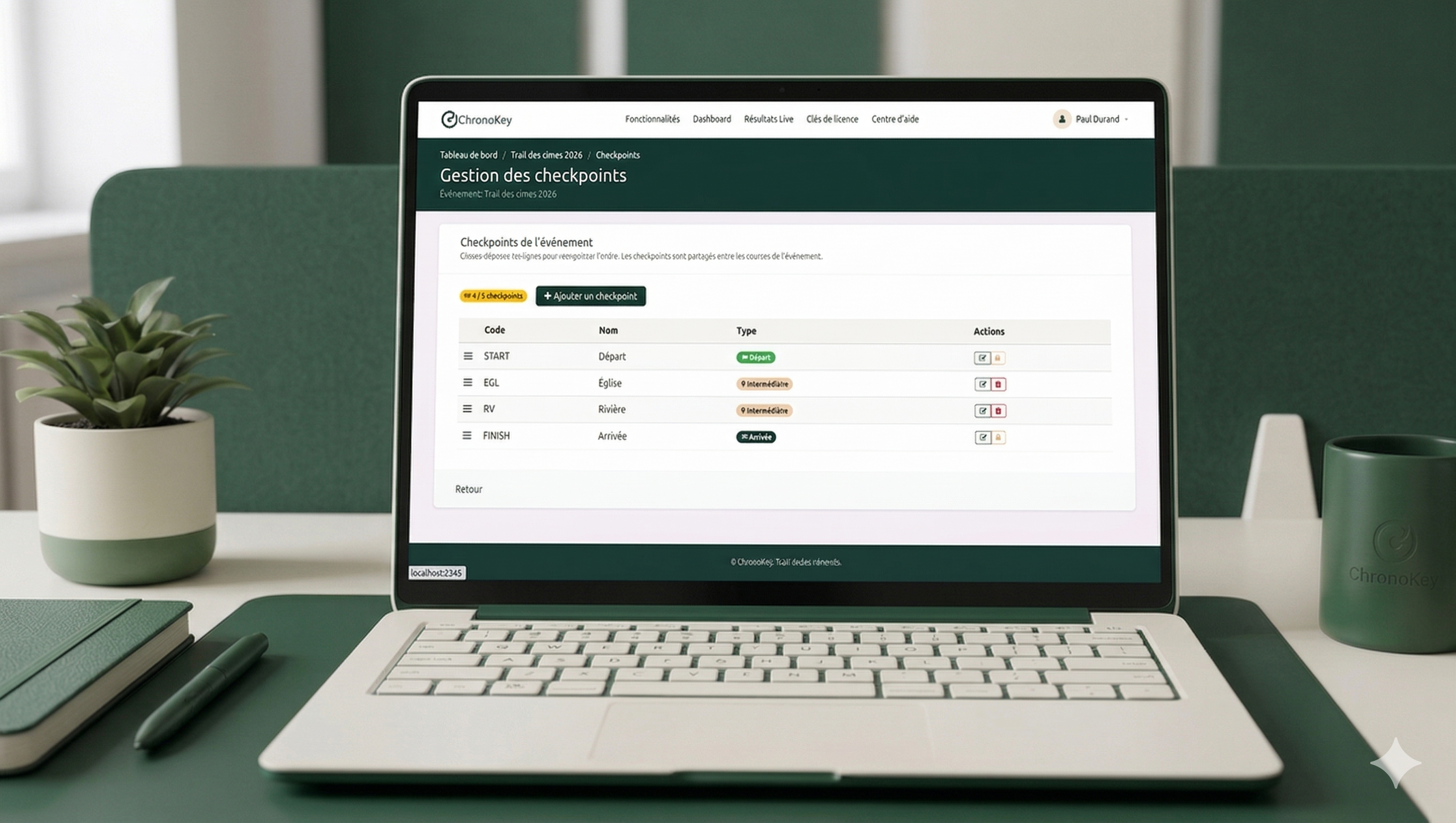 Configurer les checkpoints