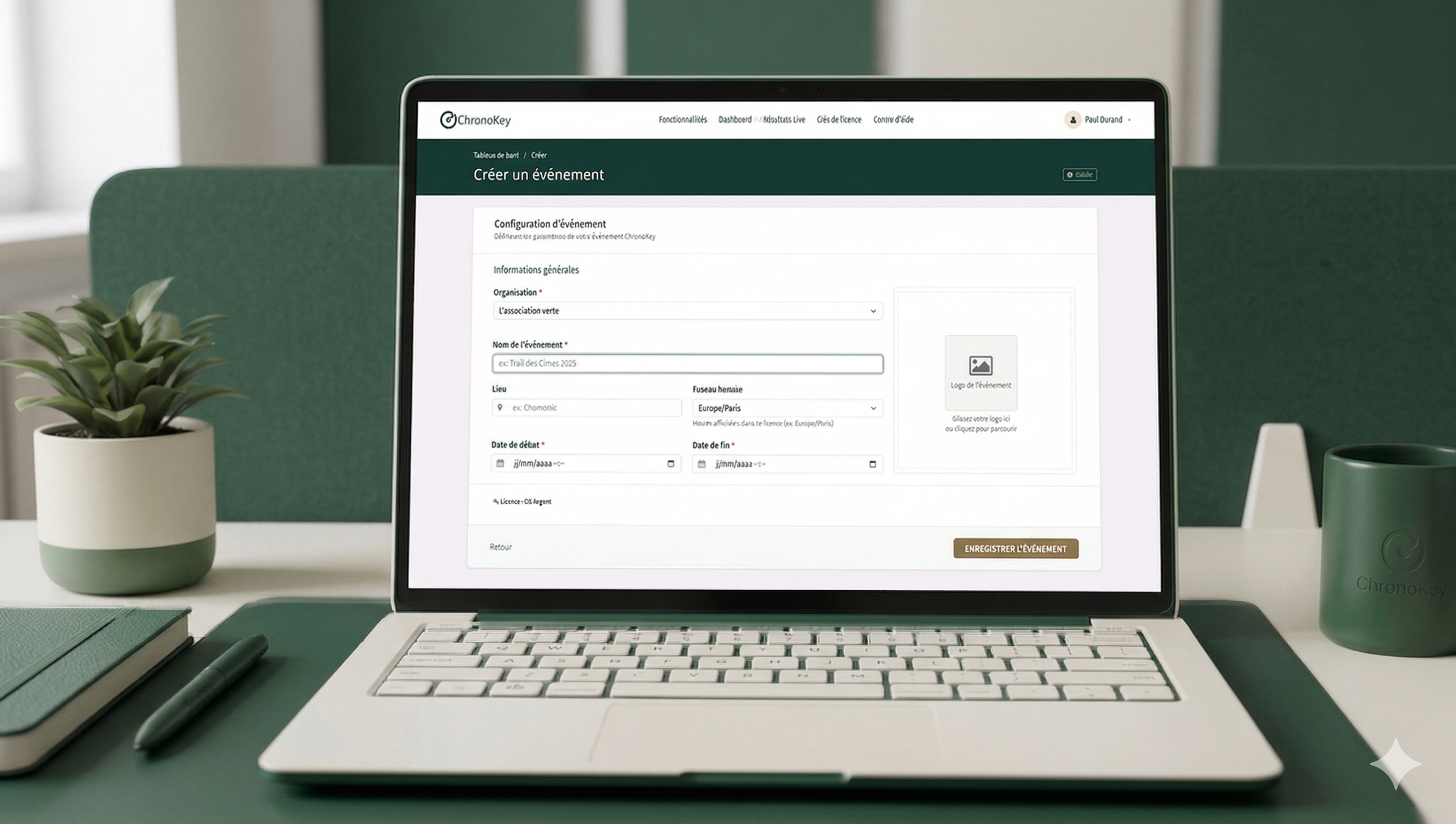 Créer votre événement