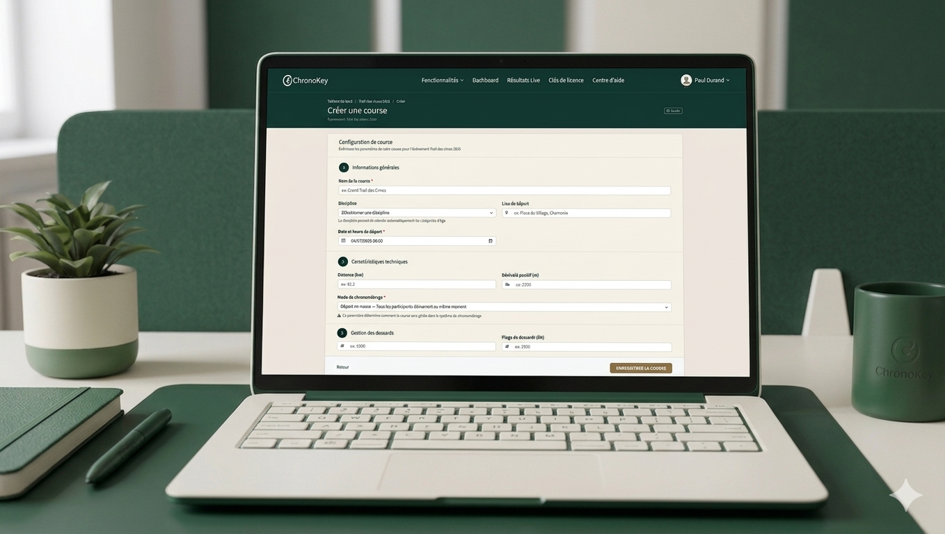 Définir vos courses