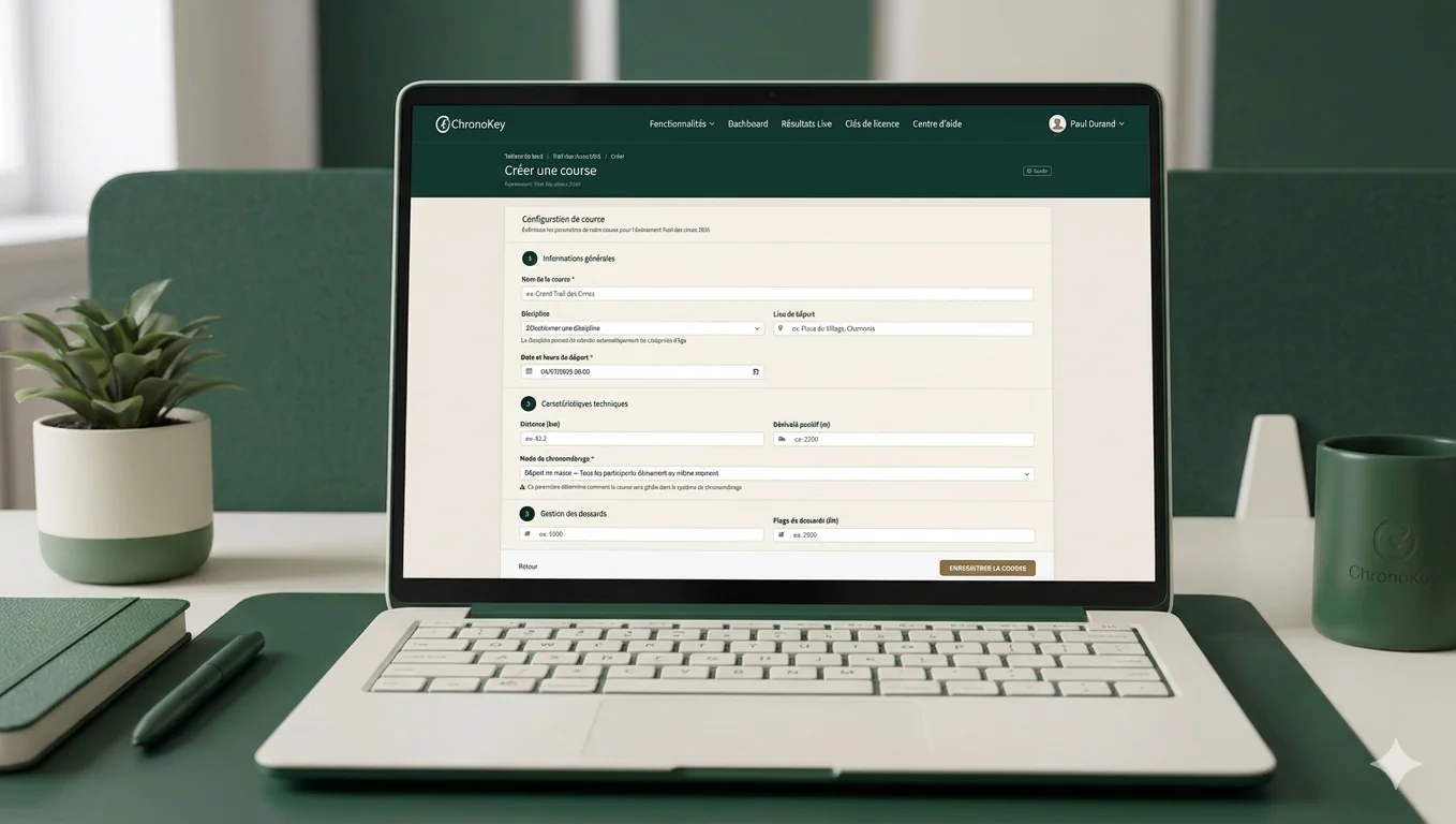 Définir vos courses